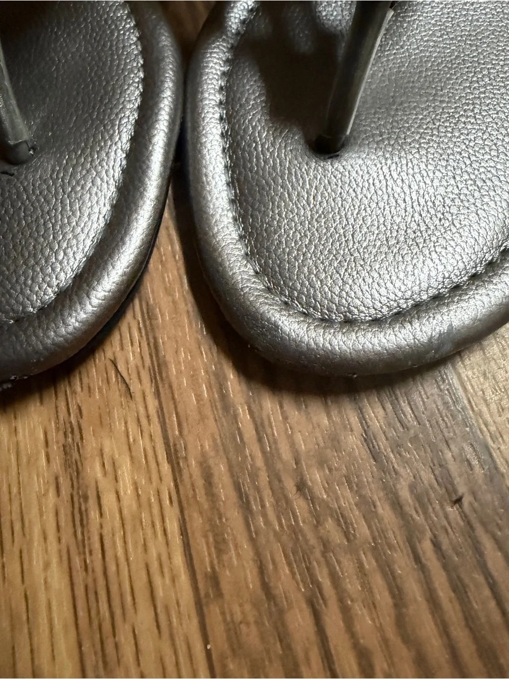 Tory Burch Metallic Black Miller Thong Sandals
